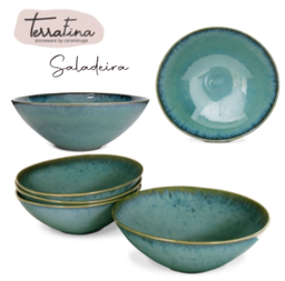 [107.TF1904] Saladeira - Amazonia Verde Tf1904 Ø265X95Mm Terrafina       