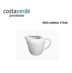 [107.010016000001] Leiteira 175Ml Porcelana Branca Duo Costa Verde             