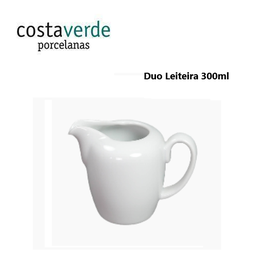 [107.010015500001] Leiteira 300Ml Porcelana Branca Duo Costa Verde             