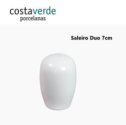 [107.010023700001] Saleiro 7Cm 1 Furo Porcelana Branca Duo Costa Verde         