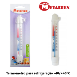 [107.298040] Termometro Para Refrigeração -40/+40ºc Redondo 21Cm         