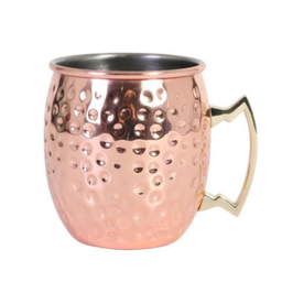 [880.B966011C] Caneca Luxury 50Cl Revestida A Cobre  De Inox 18/10         