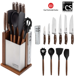 [107.8CSK80228] Soltau 12 Unid. Bloco De Facas Com Utensílios De Cozinha    