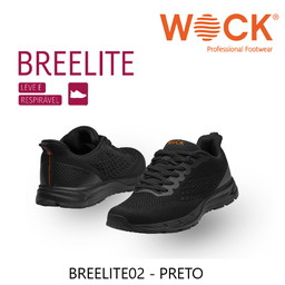 [080.BREELITE02/36] Sapatilha Breelite 02 Preto Nº36 Wock                       