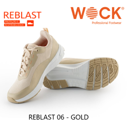 [080.REBLAST06/36] Sapatilha Reblast 06 Gold Nº36 Wock                         