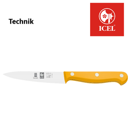 [107.273.8603.12] Faca Para Legumes Cabo Amarelo 12Cm Technik Icel            
