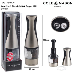 [107.H946820] Moinho Eletrico Sal E Pimenta Kew 210Mm Cole & Mason        