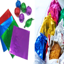 [107.630009053] Folha De Aluminio 18X18Cm Para Bombons 100Gr                
