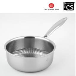 [107.8CSS78645] Caçarola Inox  C/Cabo Dresden Fundo Tri-Ply 3D 16Cm Cs      