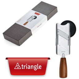[107.790.841411504P] Mandolina De Corte Fino 24,5X8X4,5Cm Cabo Ameix. Triangle   