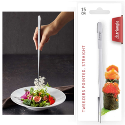 [107.790.504941501] Pinça Direita Com Ponta Fina 15Cm Inox Triangle             