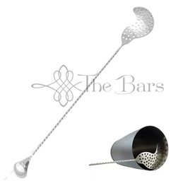 [107.B004SL] Colher De Bar Torcida Com Coador Inox 18/10 40Cm  The Bars  