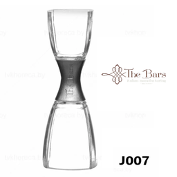 [107.J007] Medidor Jigger Sbc  25-50Ml Transparente  The Bars          