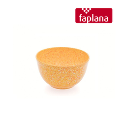 [107.513.09085] Tigelão Peq. 163 Melamina Amar/Lar/Br 1,5Lt 18X9,5Cm Faplana