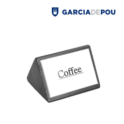 [107.161.12] Identificador  Coffee  7,5X4,5Cm Preto Madeira              