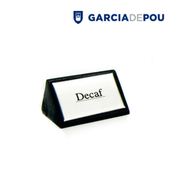 [107.161.13] Identificador  Decaf  7,5X4,5Cm Preto Madeira               