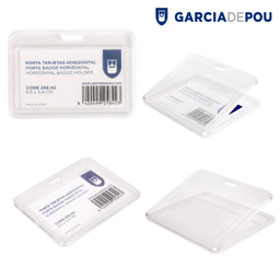 [107.258.42] Porta Crachá Horizontal 8,5X5,4Cm Transparente Pp           