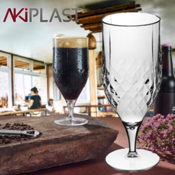 [730.1360006] Copo Tulipa Acrílico Óbidos C/ 6X300Ml Ø7,2X18,8Cm Akiplast 
