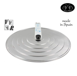 [880.214164R] Tampa Paelha Ondulada Aluminio 55Cm                         
