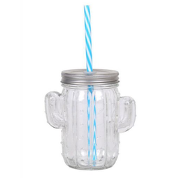 [880.B898042V] Copo Cactus Com Palhinha 40Cl 6X14Cm                        
