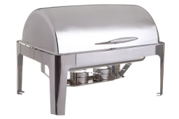[107.0433902301] Chafing Dish C/ Tampa Basculante Inox 9L 63,5X42,5X44Cm     