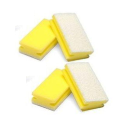 [107.LT5145464FR-B] Esfregão Salva-Unhas Prof. Branco 14,5X7X4,5Cm 4 Unid.      