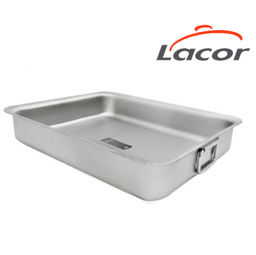 [107.688.50560] Tabuleiro Inox 60X45X8Cm Lacor                              