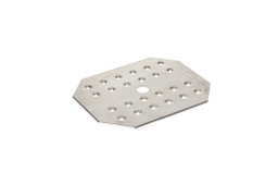[107.0733610087] Fundo Perfurado Inox Gn 1/2  28X22X1,5Cm                    