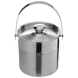 [107.640.78160] Balde Para Gelo Inox Parede Dupla Ø18X17.5Cm                