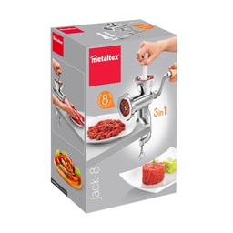 [107.640.78499] Picadora Manual  Jack-8 Versátil 3 Em 1 Metaltex            