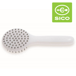 [107.812.1095.24] Escamador Branco Peixe C/ 62 Pregos Inox 24Cm Sico          