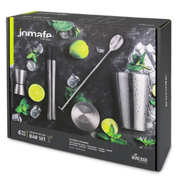 [107.740.15121621] Conjunto C/4 Acesssorios Inox Wine&Bar                      