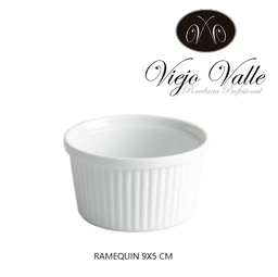 [880.B2037V] Ramequin Porcelana Branco 9X5Cm Viejo Valle                 