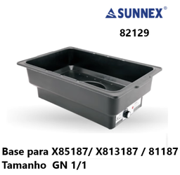 [107.82189] Base Eletrica Para Chafing Electrico Gn 1/1-100Mm Sunnex    