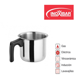 [107.60198] Pucaro Inox Todo O Calor 8X8Cm 0,5 Lt   Inoxibar            