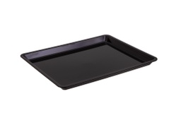 [107.0732960378] Tabuleiro Policarbonato  Preto Gn 1/2 32,5X26,5X2Cm         