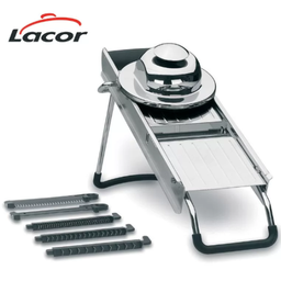 [107.688.60332] Mandolina Luxe Inox C/5 Laminas  14X42Cm  Lacor             