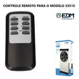 [107.640.00697] Controle Remoto Para Ventoinha Modelo 33515 Edm             