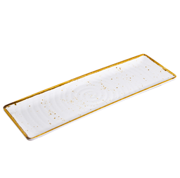 [107.0734256023] Travessa Gn 2/4 Melamina Canela 53X16,2X2,5Cm               