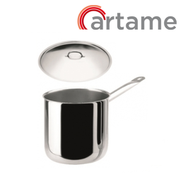 [107.825.18] Banho Maria Inox C/F.T.+Tampa  18X18Cm 4,5Lts Artame        