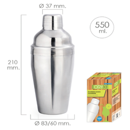 [107.758.05057095] Shaker Inox 550Ml  8,3X21Cm                                 