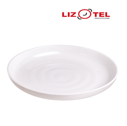 [107.0734121400] Prato Fundo Melamina Branco  2,5Lt  Ø35,5X5Cm               
