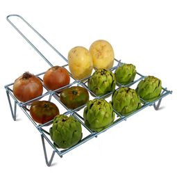 [107.640.76176] Grelha Para Verduras 12 Unid.  33,5X33Cm Zincado            