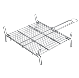 [107.640.76842] Grelhador Duplo 30X30Cm  Zincado                            