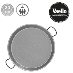 [107.640.76625] Frigideira Paelha Tradicional Aço Polido Ø30Cm P/ 4 Pessoas 