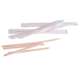 [107.1530901124] Agitador Café Madeira Embalado Indiv. 9Cm Pack 500          