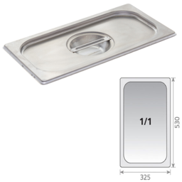 [108.0434360011] Tampa Gn 1/1 Inox 304  (18/10)                              