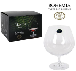 [880.6344S03269] Set 4 Calices Conac  690Cc  Clara Bohemia                   