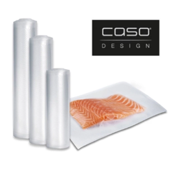[109.5CASOD1236] Kit Para Vacuo 3 Rolos (20+28+30)X600Cm+50 Sacos 30X40Cm    