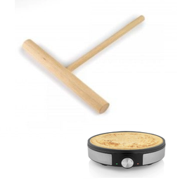 [107.GL000ERMC] Espatula De Crepes Maxi Em Madeira Rolo 2,2X24Cm Cabo 24Cm  